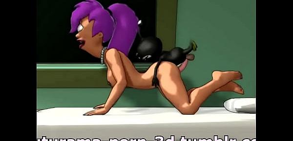  Futurama sex 3d porn - Leela fucked by Nibbler